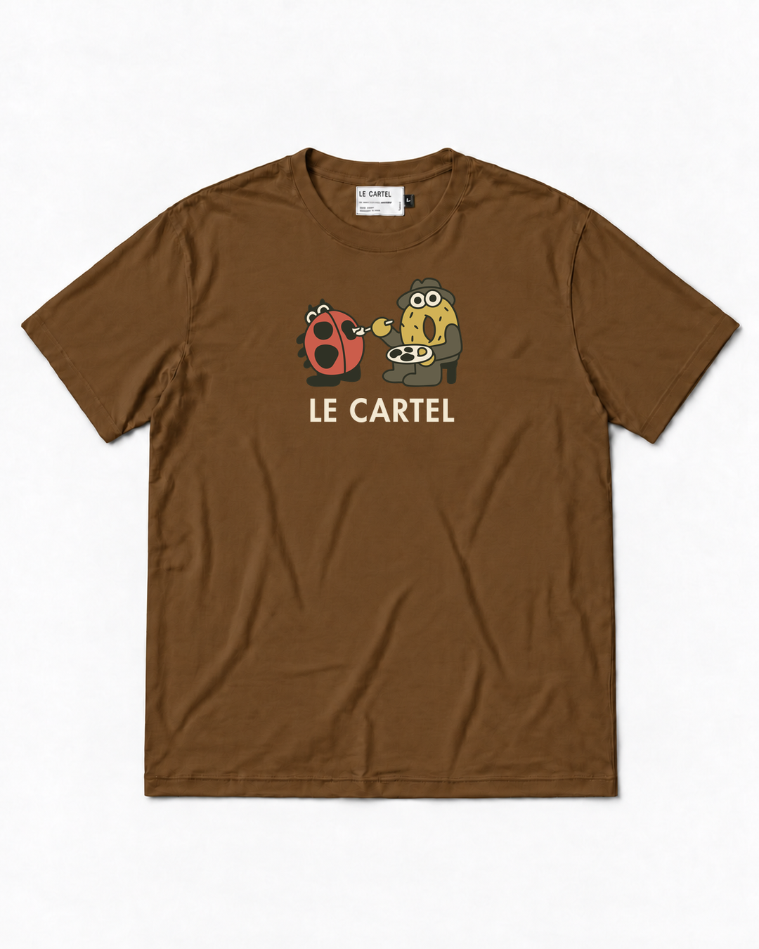 DRAW ME A LADYBUG・Unisex T-shirt・Caramel