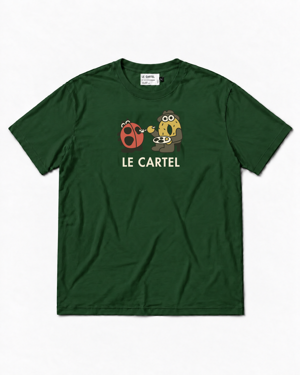 DRAW ME A LADYBUG・Unisex T-shirt・Green