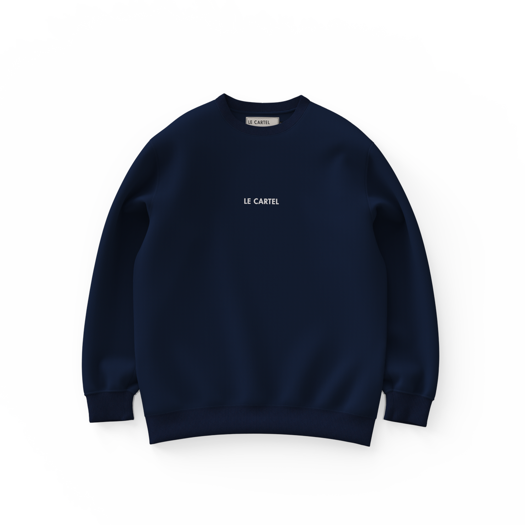 PLANÈTE MTL・Crewneck unisexe・Bleu marin