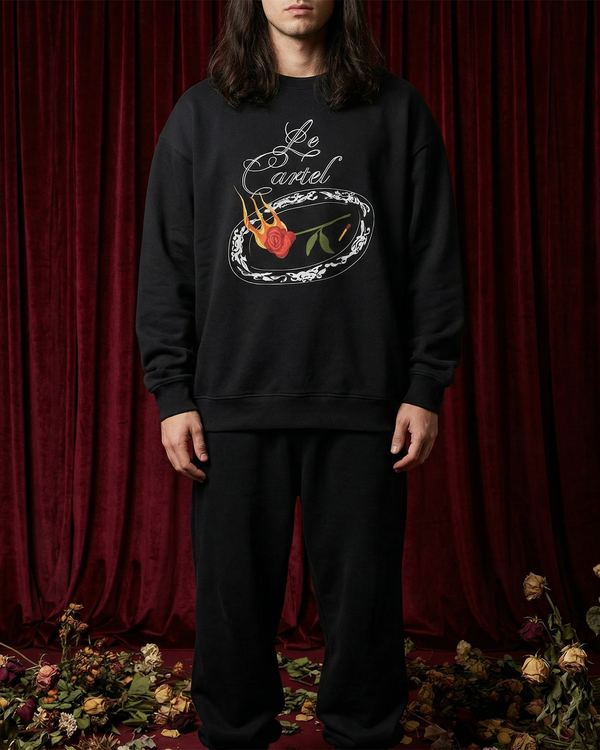 EPI-LOGUE・Crewneck ample unisexe・Noir