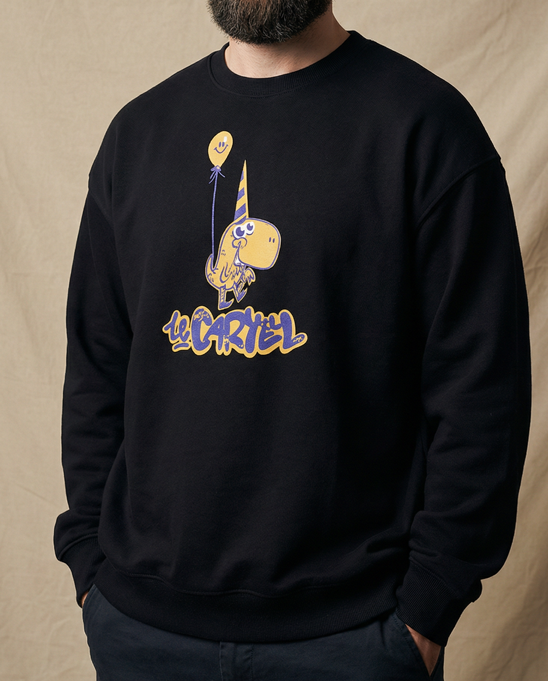 10 YEARS・Crewneck unisex・Black