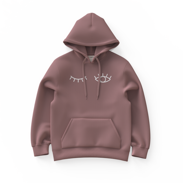 CLIN D’ŒIL・Hoodie unisexe・Rose poussière