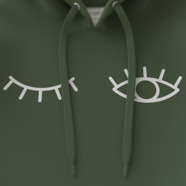 CLIN D’ŒIL・Hoodie unisexe・Vert sauge