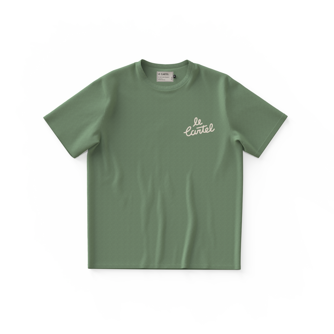 WINTER IS OVER・T-shirt ample unisexe・Vert délavé