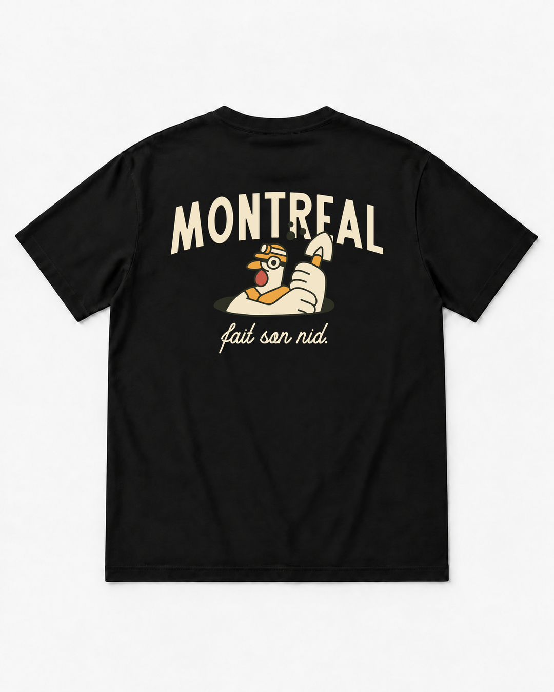 MONTRÉAL MAKES ITS NEST・Unisex T-shirt・Black