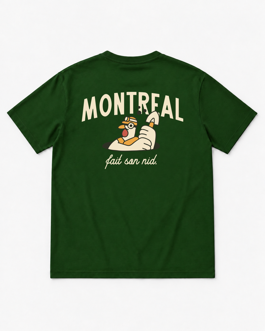 MONTRÉAL MAKES ITS NEST・Unisex T-shirt・Green